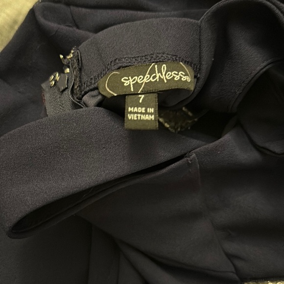 Speechless Rhinestone Mini Dress - Picture 4 of 4